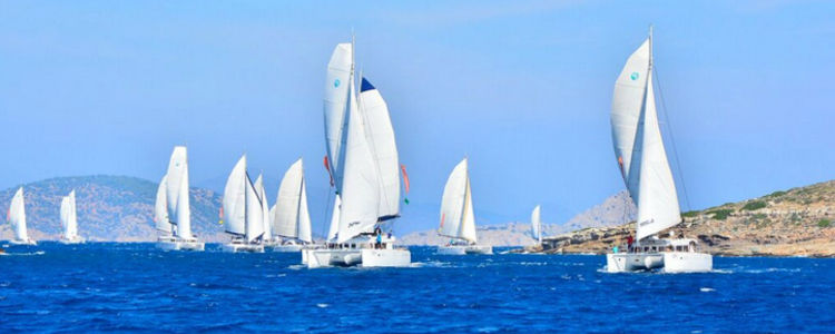 Любительская регата катамаранов в Греции - Catamarans Cup