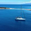 Якорная стоянка яхт на восточном побережье острова Аркуди